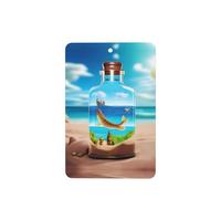 World In A Bottle Lot de 6 désodorisants rectangulaires à suspendre pour voiture, chambre à coucher, salle de bain