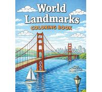 World Landmarks Coloring Book
