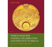 World-Maps For Finding The Direction And Distance To Mecca