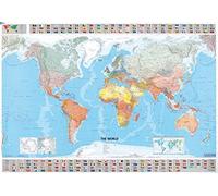 World - Michelin rolled tubed wall map Paper Wall Map - Sheet map - E245z
