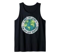 World Ocean Day. Our Power, Our Planet. Save Earth. Nature Débardeur