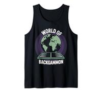 World of Backgammon Globe et Planche Design Débardeur