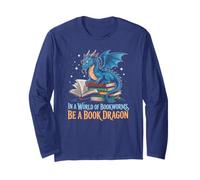 World of Bookworms World Be Book Dragon Reading Girl Bookish Manche Longue