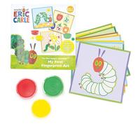 World of Eric Carle - Mon Premier kit d'art d'empreintes digitales | La Chenille très affamée | Comprend 10 Feuilles de coloriage et 3 peintures à Doigts | Sûr, Lavable, Amusant créatif pour Les