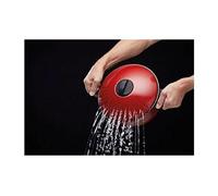 world of flavours à pâtes avec passoire, 4 litres (7 pintes) - rouge