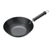 World Of Flavours Wok Oriental Antiadhésif en Acier Au Carbone de 30 cm