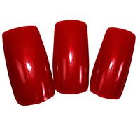 World of Nails-Design Full Size Tips vin rouge 100 pièces dans tipbox