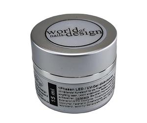 World of Nails-Design Gel de viscose épaisse 1 phase premium avec protection UV, 15 ml