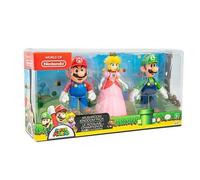 World Of Nintendo New 2018 Mushroom Kingdom Diorama Gift Set-3 Figure Pack Action