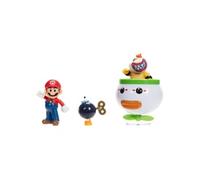 World of Nintendo - Pack 2 figurines Mario and Bowser Jr. Clown Car 6 cm
