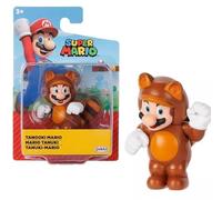 World of Nintendo - Super Mario Bros - Figurine articulée 6.3cm Tanooki Mario