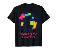 World of The Collectors Design - Globe Art néon T-Shirt