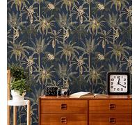 World of Wallpaper Amazonie Arbres Singes Jungle Papier Peint Marine Bleu WOW038