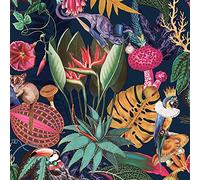 World of Wallpaper Pays des Merveilles Tropicale Papier Peint Marine Bleu Holden WOW035