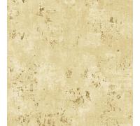 World of Wallpaper Soho (WOW170) Papier peint en vinyle lourd texture béton pour murs industriels aspect moderne pour chambre à coucher, salon, cuisine, revêtement mural beige/doré