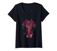 World of Warcraft Dragonflight Alexstrasza The Life-Binder T-Shirt avec Col en V