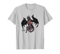 World of Warcraft Dragonflight Wrathion Epic Power Portrait T-Shirt, Homme, Argent, L