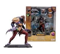 Figurine Elf Druid & Elf Rogue World Of Warcraft Epic 15 cm Multicolore