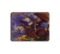 World of Warcraft Plaque en métal vintage pour elle et lui Motif jeu vidéo 30 x 40 cm