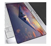World of Warships 900x400mm Tapis de Souris XXL Multifonction Gaming Mousepad XXL Grand sous Main, Anime Souris 3mm Bureau Anti-Glissant Surface Texturée pour Ordinateur, H