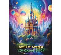 World of Wonders Coloring Book for Adults and Kids Ages 8-12: Explore 100+ Magical Worlds, Enchanted Landscapes, Fantasy Creatures, Castles, and ... 8.5 x 11 Inch Pages for Hours of Coloring Fun