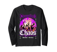 World on Fire x Deception Chaos, vieil anglais x Streetwear Manche Longue
