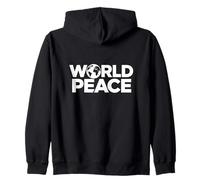 World Peace Classic Globe Unity Harmony Movement Sweat à Capuche
