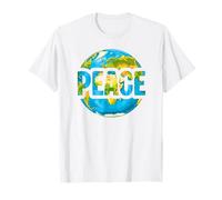 World Peace on Earth Conscious Humanity Love Kindness Earth T-Shirt