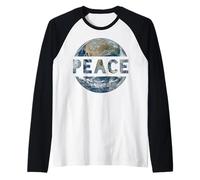 World Peace on Earth Humanity Consciente Amour et Manche Raglan