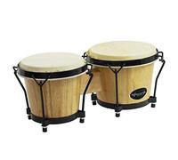 World Rhythm BON7-NT 6” & 7” Bongos en chêne pour débutants en finition naturelle