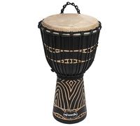 World Rhythm - Djembe Tambour - Bois d'acajou 8 Pouces - MDJ012