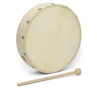 World Rhythm Tambour à main avec cadre de 20,3 cm, mailloche incluse
