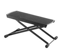 World Rhythm WR-207 Tabouret de guitare - Repose-pieds pliable en noir, marchepied pour guitare
