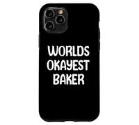 World’s Okayest Baker Funny Workplace Humor Tees Mugs Coque pour iPhone 11 Pro