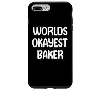World’s Okayest Baker Funny Workplace Humor Tees Mugs Coque pour iPhone 7 Plus/8 Plus