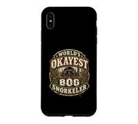 World´s Okayest Bog Snorkeler apnée dans Les tourbières Coque pour iPhone XS Max