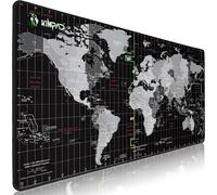 World Series XXL Gaming Mouse Pad-Speed & Control-World Map 900 x 400 x 4 mm Natural Rubber-Improves Accuracy and Speed-Heavy Duty Edges-Mouse Pad