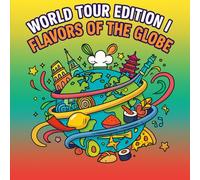 World Tour Edition I - Flavors of the Globe: Fun Coloring, and Culinary Adventures