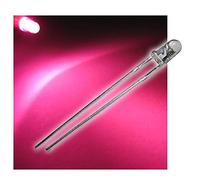 world-trading-net - 100 LED 3mm Rose Clair Super Brillant, Set, diode électroluminescente, Filaire, diode Lumineuse, en Tant Que composant