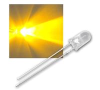 world-trading-net - 25 LED, Transparent, 5mm, Jaune, Type WTN-5-5000ge, diode électroluminescente, Filaire, diode électroluminescente, en Tant Que composant