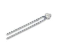 world-trading-net - 25x LED 1,8 mm blanc chaud diffus (lentille blanche) SET, diode électroluminescente, filaire, diode lumineuse, en tant que composant