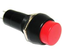 world-trading-net - Bouton-poussoir, rond, rouge, 18x40mm, 250V/1A, normalement fermé