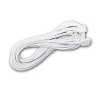 world-trading-net - Câble d'extension LED RGB 5 m 4 Broches, Blanc, Connexion détachable avec fiche et Prise, câble de Connexion pour Bandes LED RGB