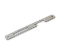 world-trading-net - Gâche plate, hauteur 250 mm, pour ouvre-portes électriques, convient aux portes gauche et droite, acier inoxydable (inoxydable)