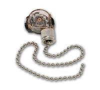 world-trading-net - Interrupteur à tirette, interrupteur à chaîne à tirette on/off, cordon de tirage doré, 3A/230V~