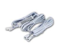 world-trading-net Interrupteur Micro-Infrarouge pour Meubles « Nexo » à 2 capteurs - Éclairage LED Automatique pour placards à Deux Portes, 12 V/24 V, sans Contact, Blanc