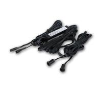 world-trading-net Interrupteur pour Meubles Nexo Micro-IR, Noir - Éclairage LED Automatique pour armoires à Deux Portes, 12 V/24 V, sans Contact, Économie d'énergie