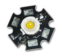 world-trading-net - Lot de 5 LED haute puissance 1W blanc pur, super lumineuses, sur panneau en aluminium, angle de faisceau large