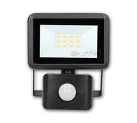 world-trading-net - Mini projecteur LED BULLED PIR 10W, projecteur LED haute puissance avec détecteur de mouvement, pour l'intérieur et l'extérieur