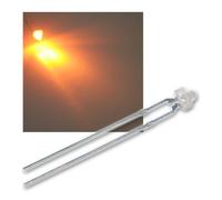 world-trading-net - Set de 50x LED 1,8 mm Jaune diffus (lentille Blanche), diode électroluminescente, Filaire, diode électroluminescente, en Tant Que composant